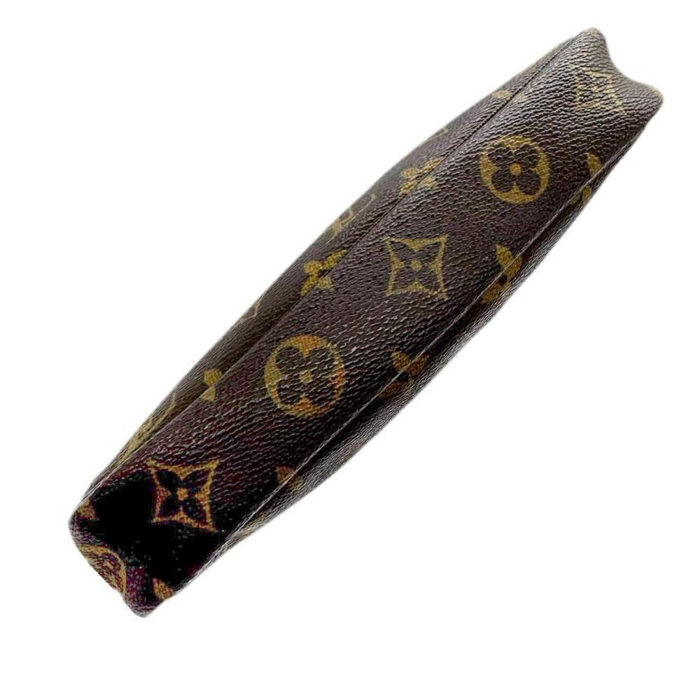 LOUIS VUITTON Authentic Brown Monogram Pochette Pouch - Picture 8 of 15